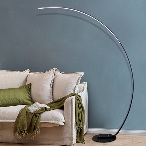 TechPulse – RGBW Smart Curve Floor Lamp With Adjustable Color Temperature (Warm to Cool White) Techpulse